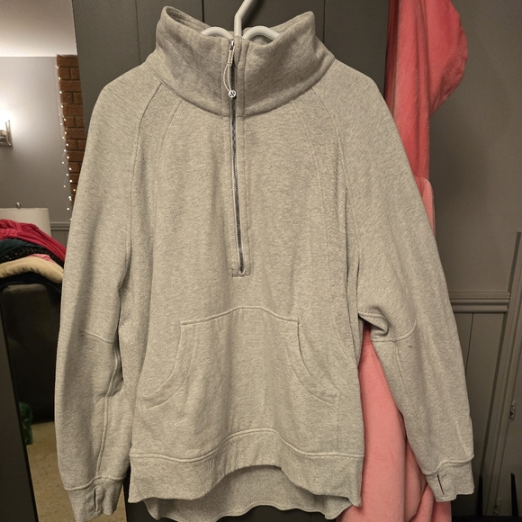 Like new lululemon half zip hoodie (long version) - Picture 1 of 5